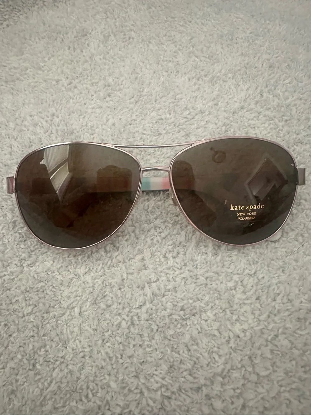 Kate Spade Dalia Hello Sunshine Tortoise Shell Aviator Sunglasses